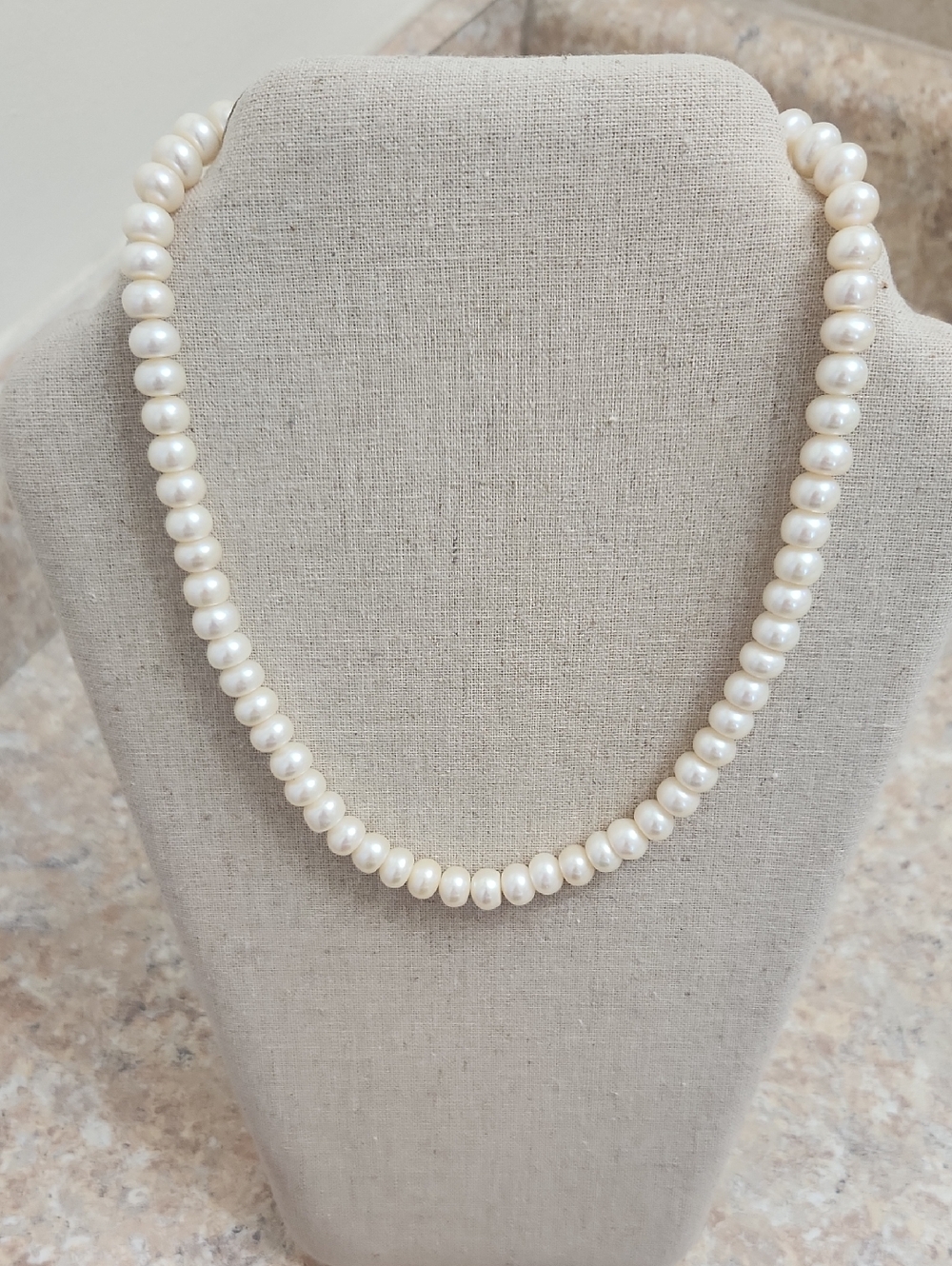 Classic White Pearl Necklace